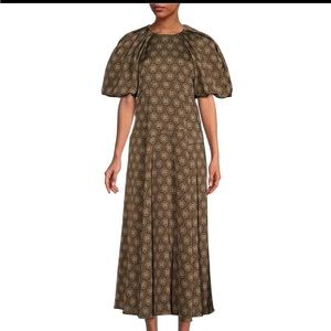 NWT, Size 4 - Antonio Melani x Courtney Grow Bronte Medallion Print Midi Dress